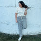Navy Stripe Pants