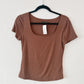 Essential Double Layer Square Neck Top