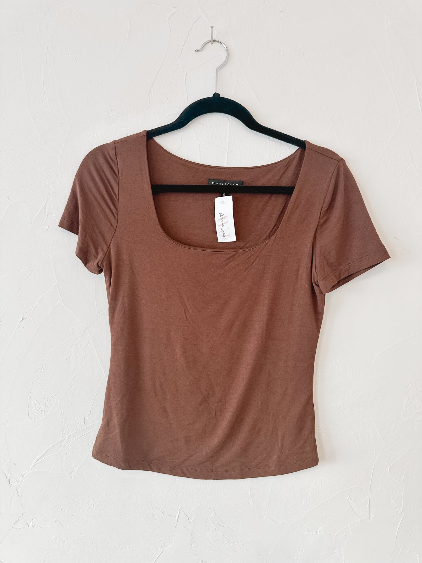 Essential Double Layer Square Neck Top