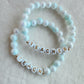 Pearly Blue Teach / Teacher Bracelet