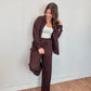 Espresso Textured Pants