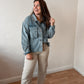 Vintage Washed Denim Shacket
