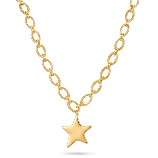 Star Charm Chain Necklace