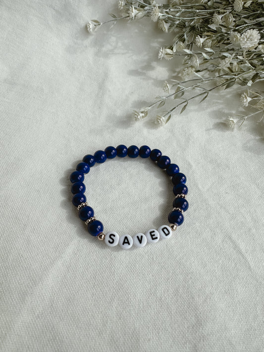 Saved Navy Bracelet