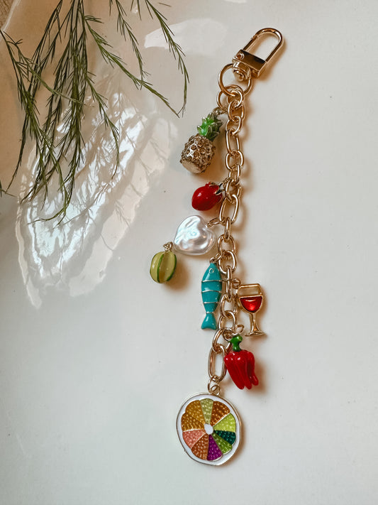 Nautical Summer Keychain