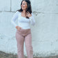 Fitted Square Neck Longsleeve
