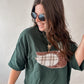 Mallard Duck Patchwork Dolman Tee
