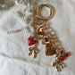 Strawberry Love Charm Keychain