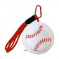 Baseball Zipper Pouch Keychain