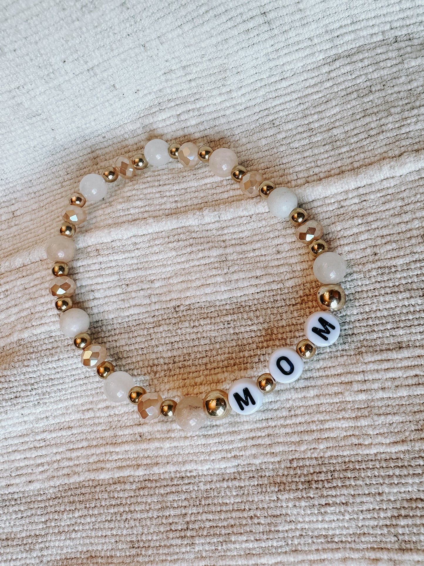 MOTHER / MOM Stone Bracelet