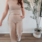 Brown Stripe Pants