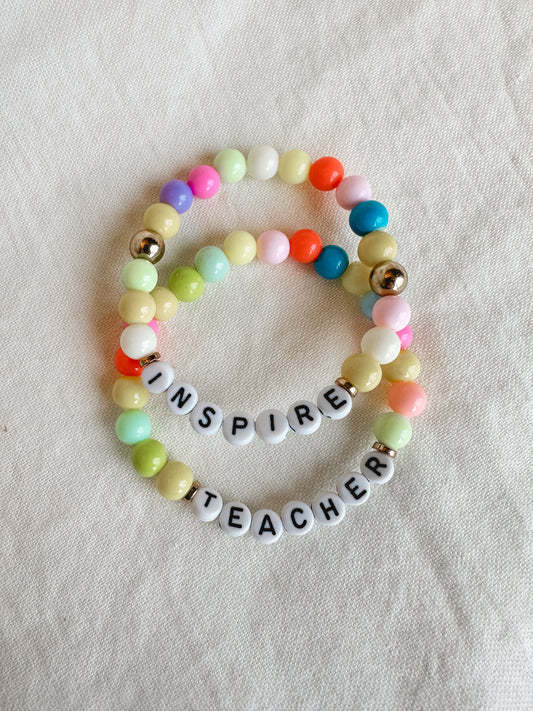 COLOR POP TEACHER BRACELETS