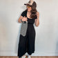 Black Double Layered Jumpsuit