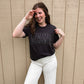 Black Puff Mama Tee