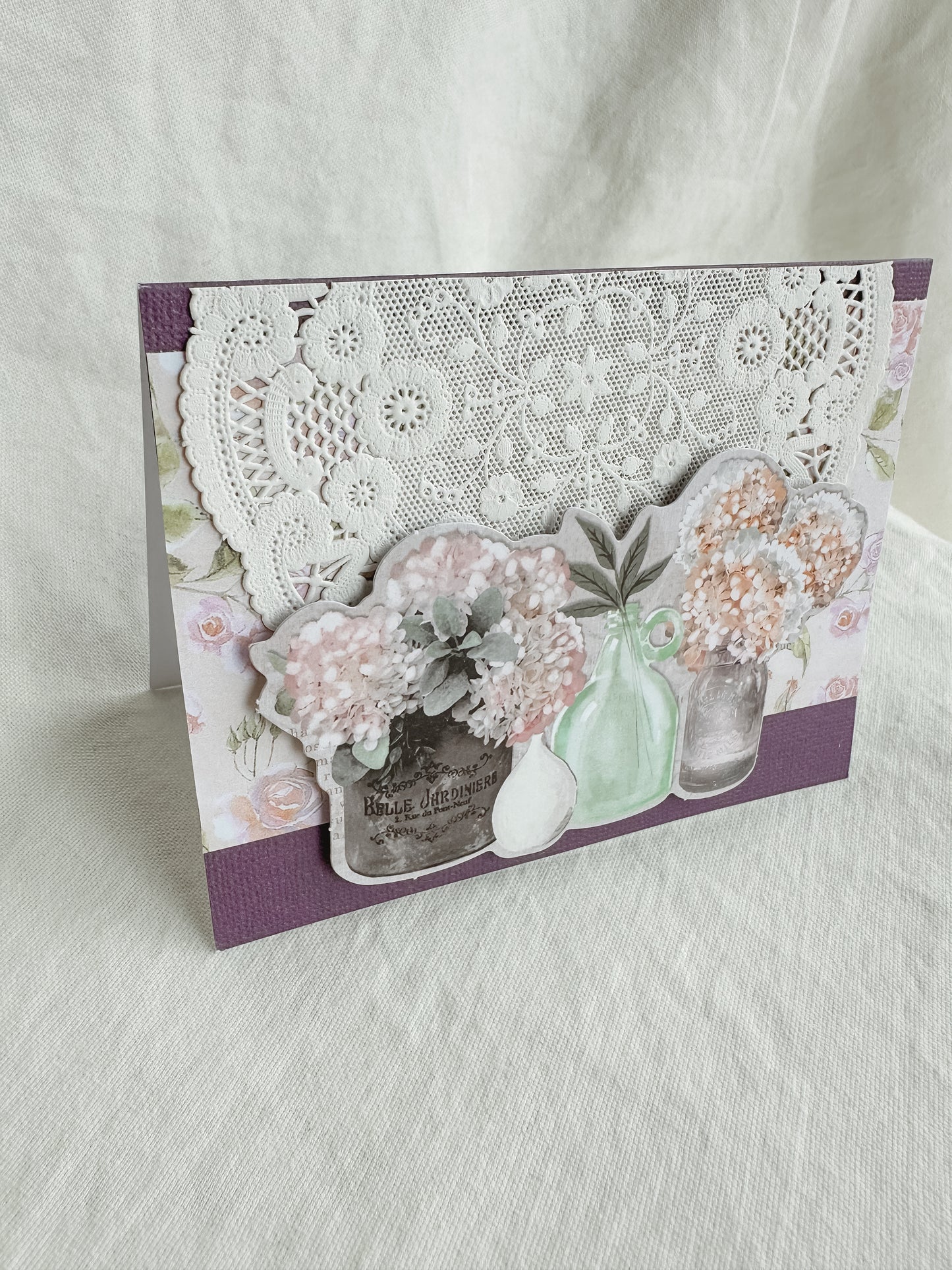 Floral Vases Card