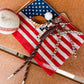 Go Team Baseball Bag Charm