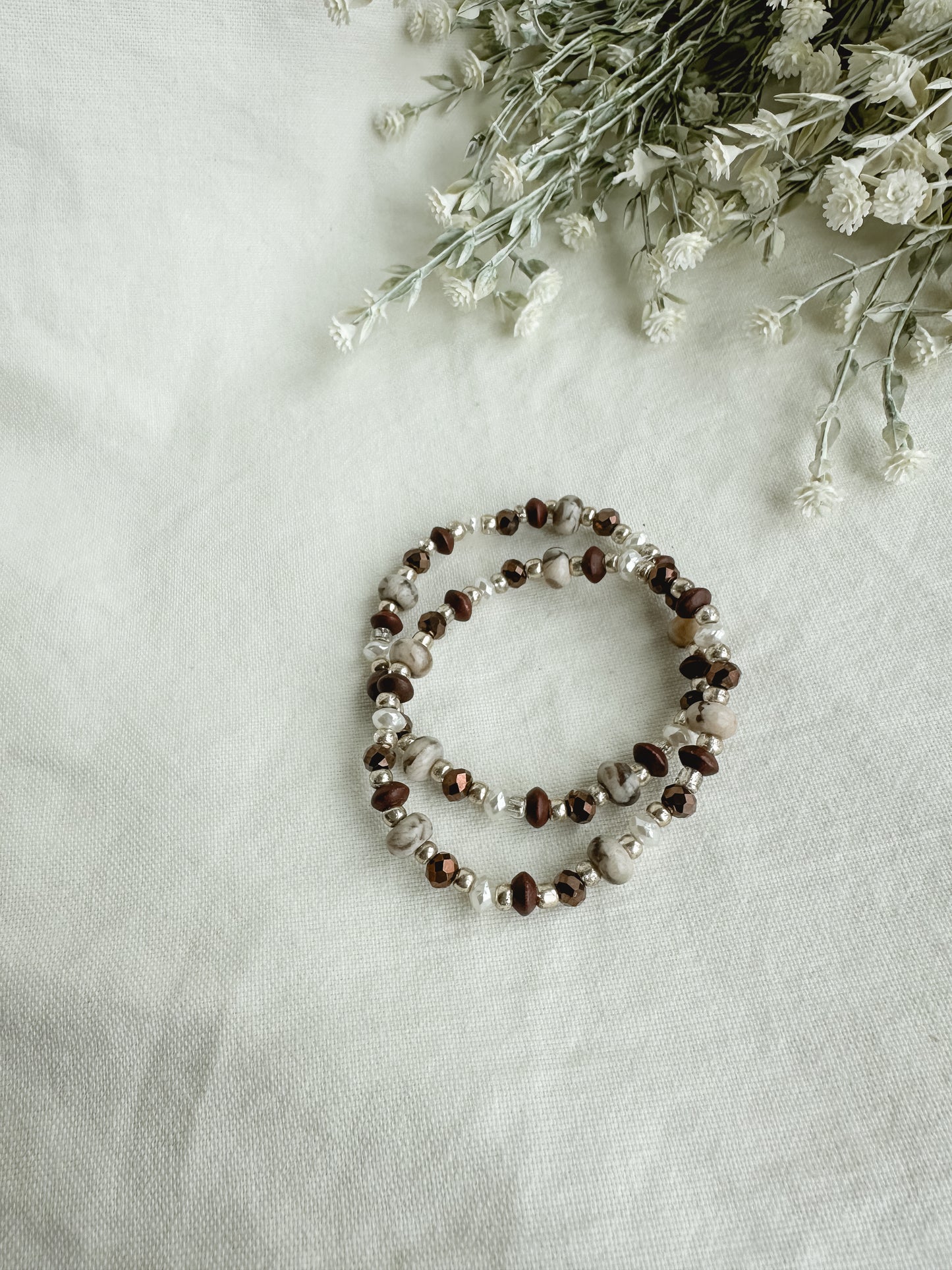 Ivory Natural Bracelet Set