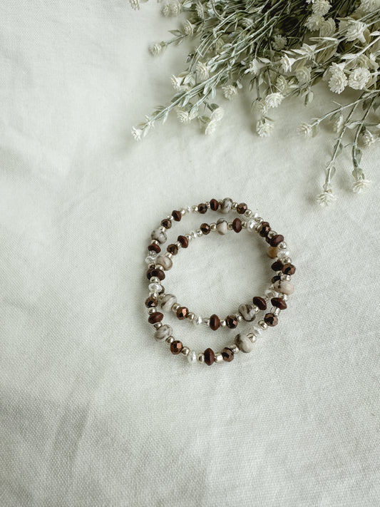 Ivory Natural Bracelet Set