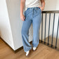 Comfy Cotton Pull On Denim Pants
