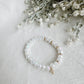 Gold Plated White Cross Bracelet