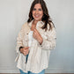 Bone Suede Jacket