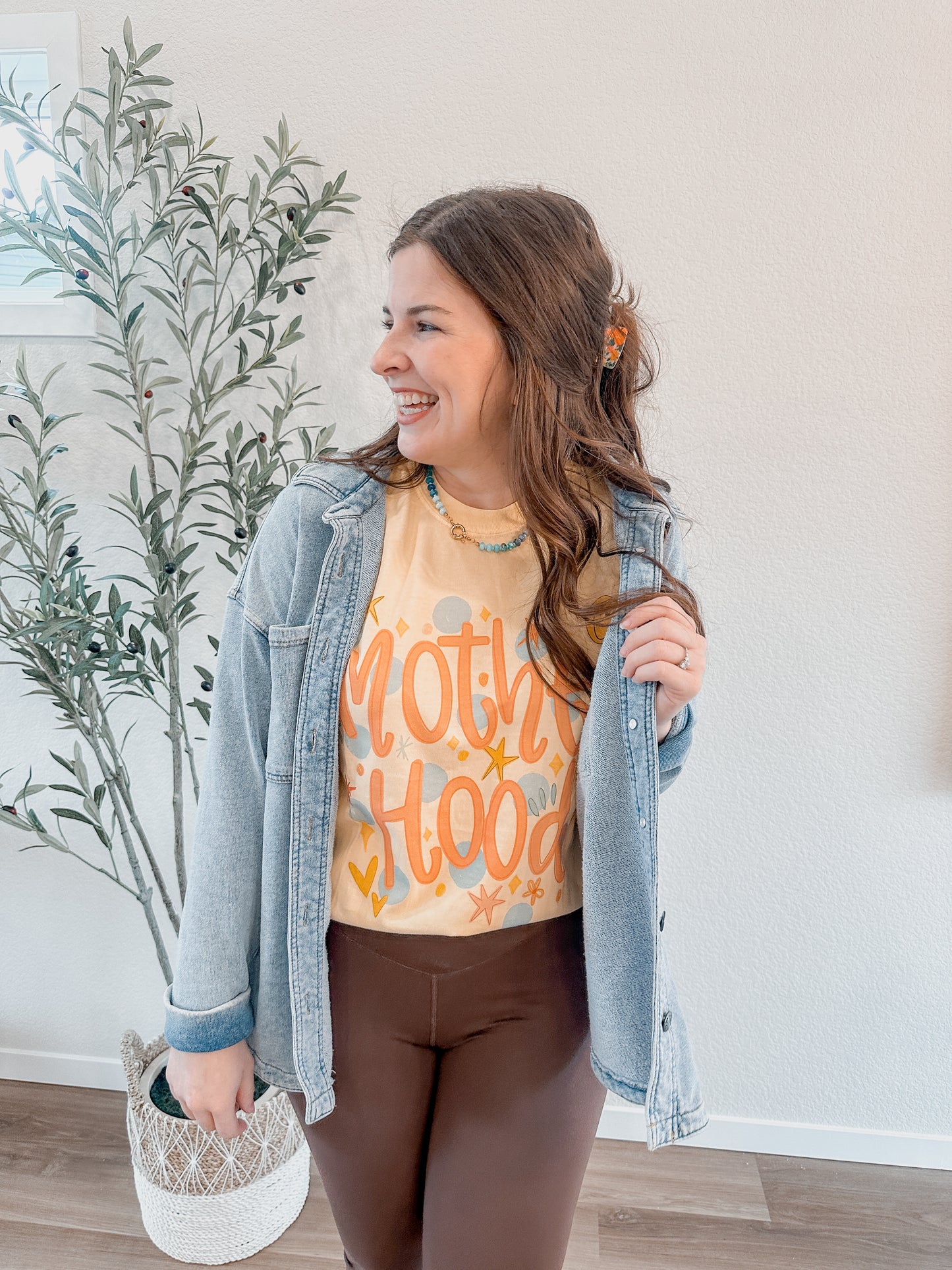 Motherhood Polka Dot Tee