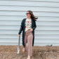 The Annie Wide Leg Jeans -  Dried Rose
