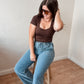 Comfy Cotton Pull On Denim Pants