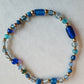 Dainty Blue Glass Bracelet