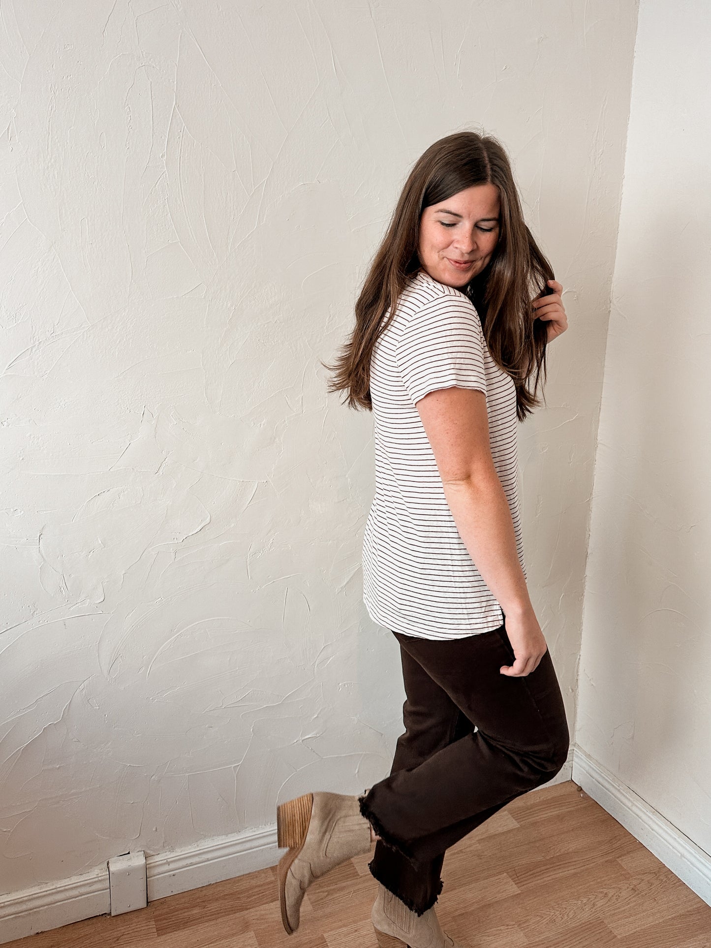 Cherry Stripe Tee