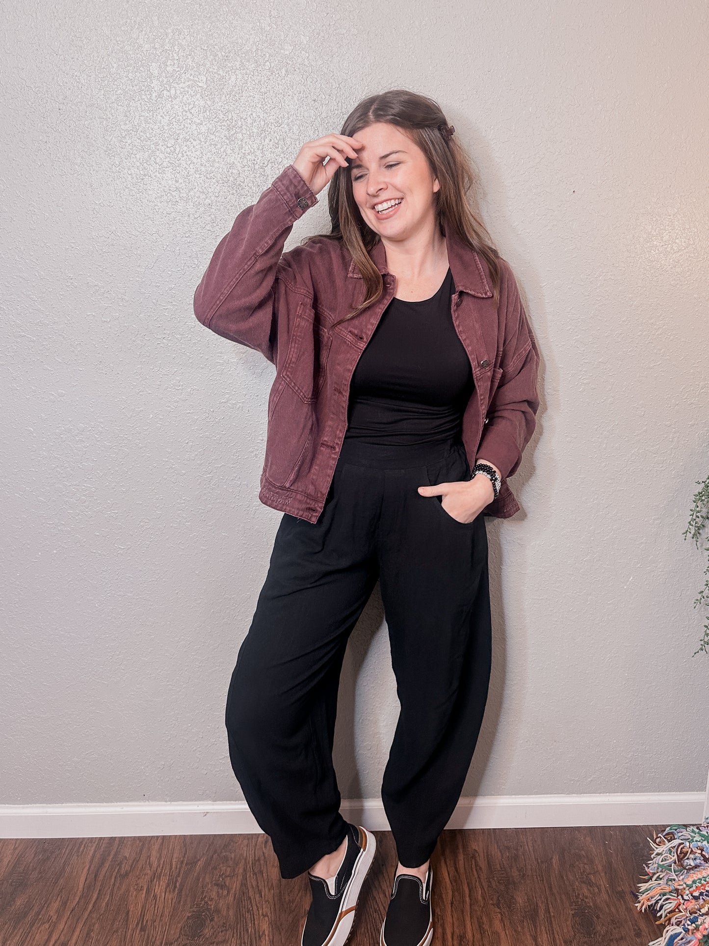 Vintage Cherry Denim Jacket