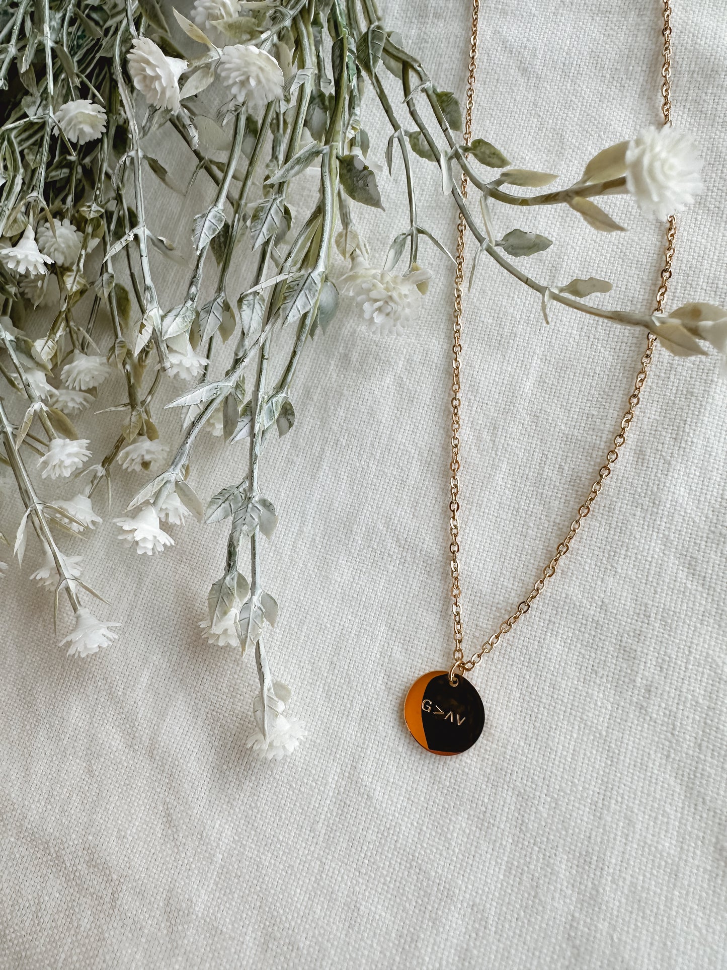 God is Greater Gold Necklace
