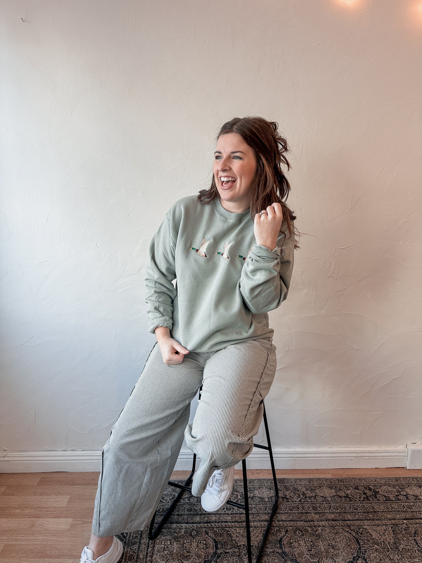 Mallard Embroidered Sweatshirt