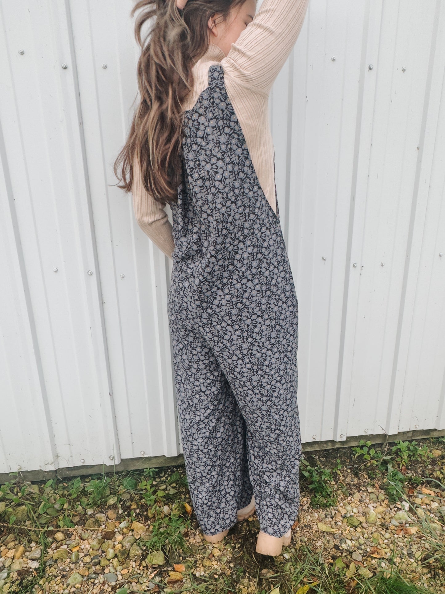 Floral Overalls