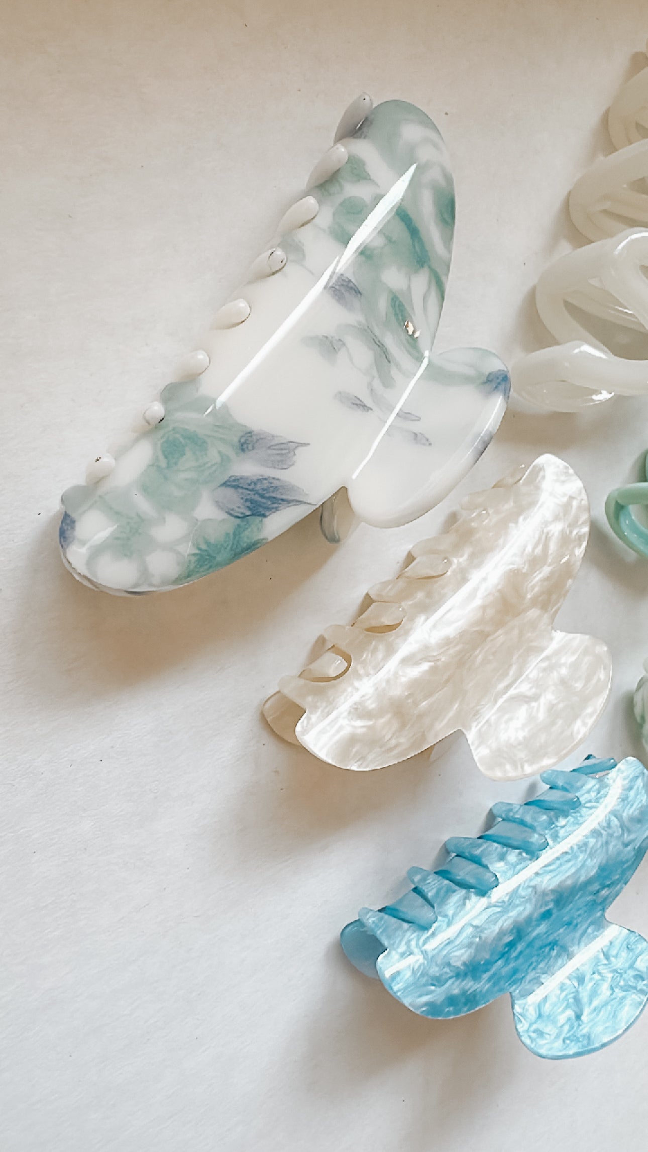 Deep Waters Half Moon Claw Clip