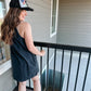 Washed Black Pocket Dress