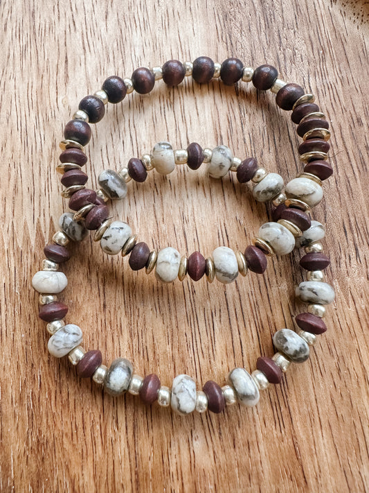 Natural Bracelet Set