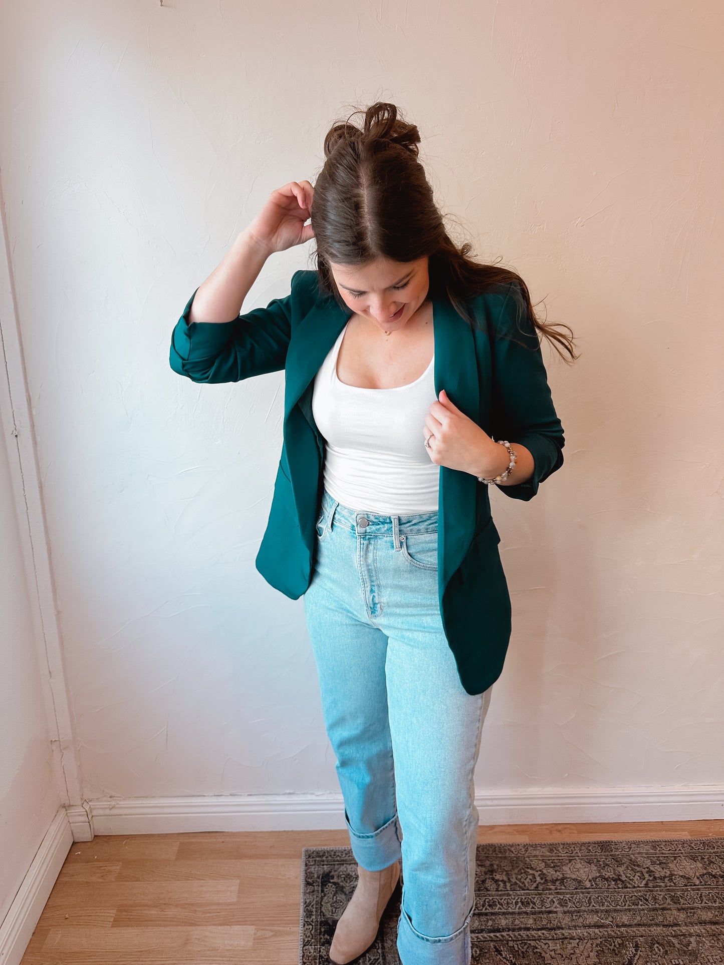 Deep Teal Blazer
