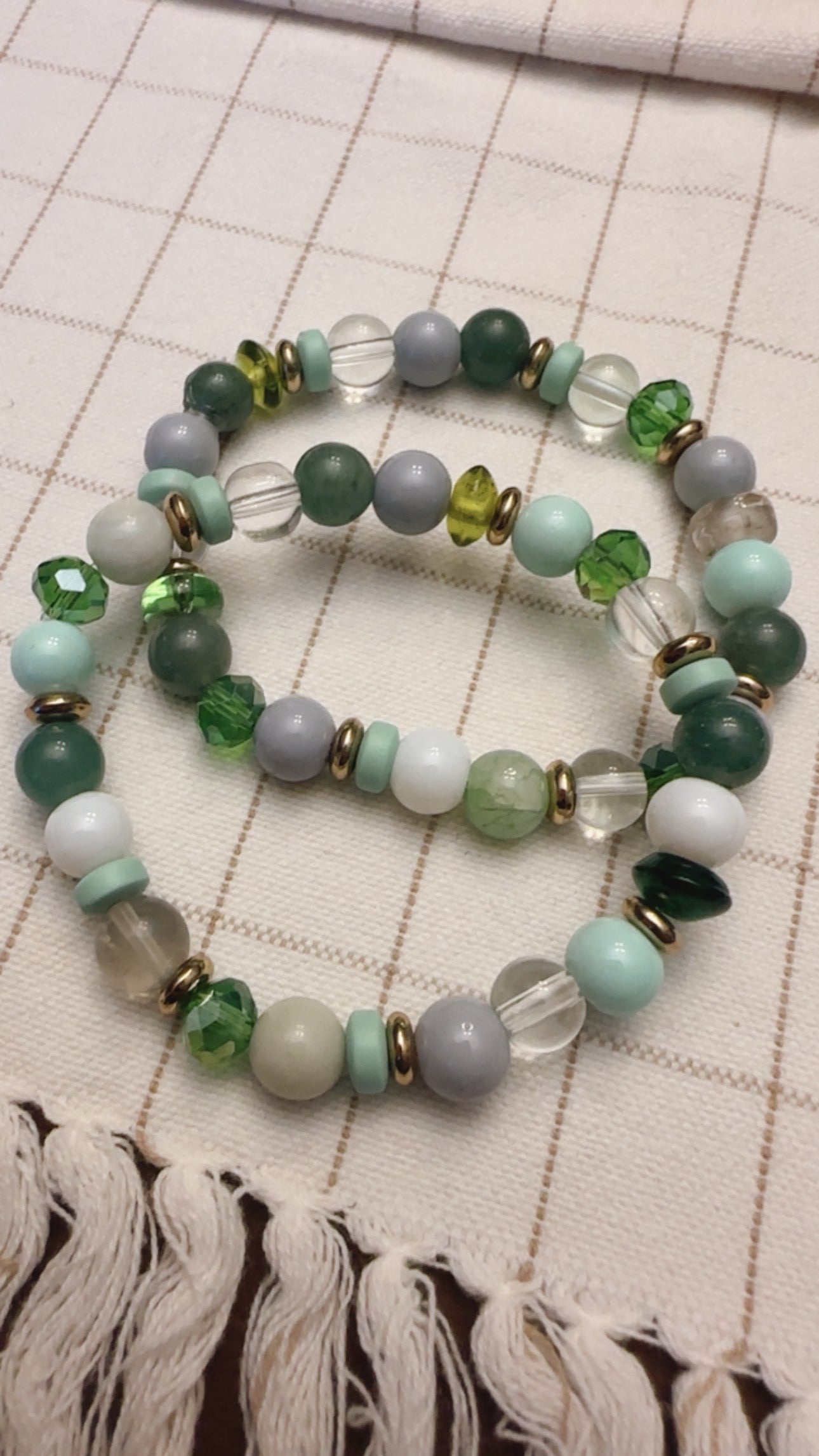 Light Olive Bracelet Set