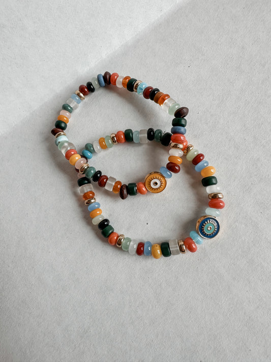 Colorful Evil Eye Bracelet