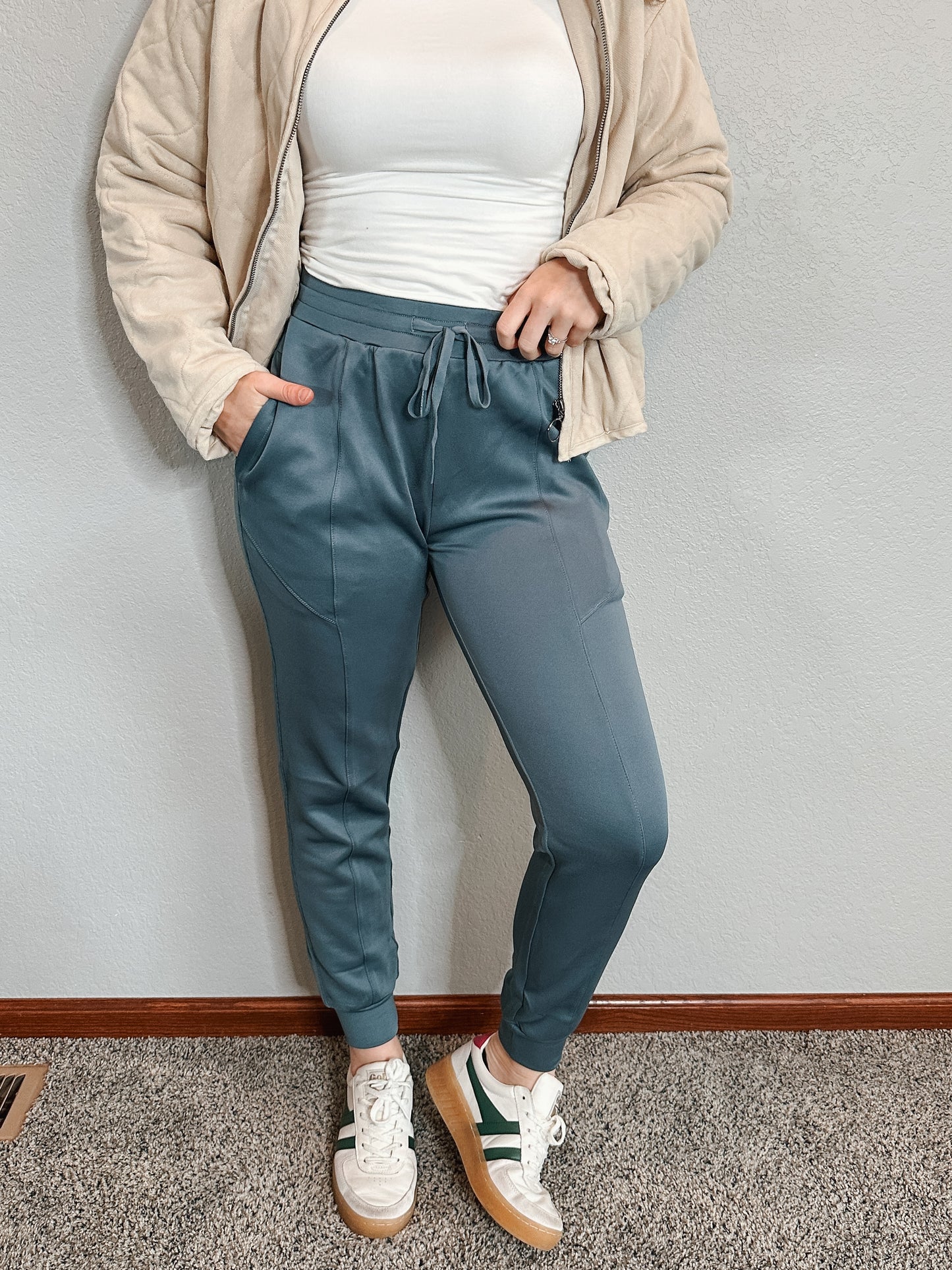 Blue Grey Joggers