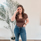 Essential Double Layer Square Neck Top