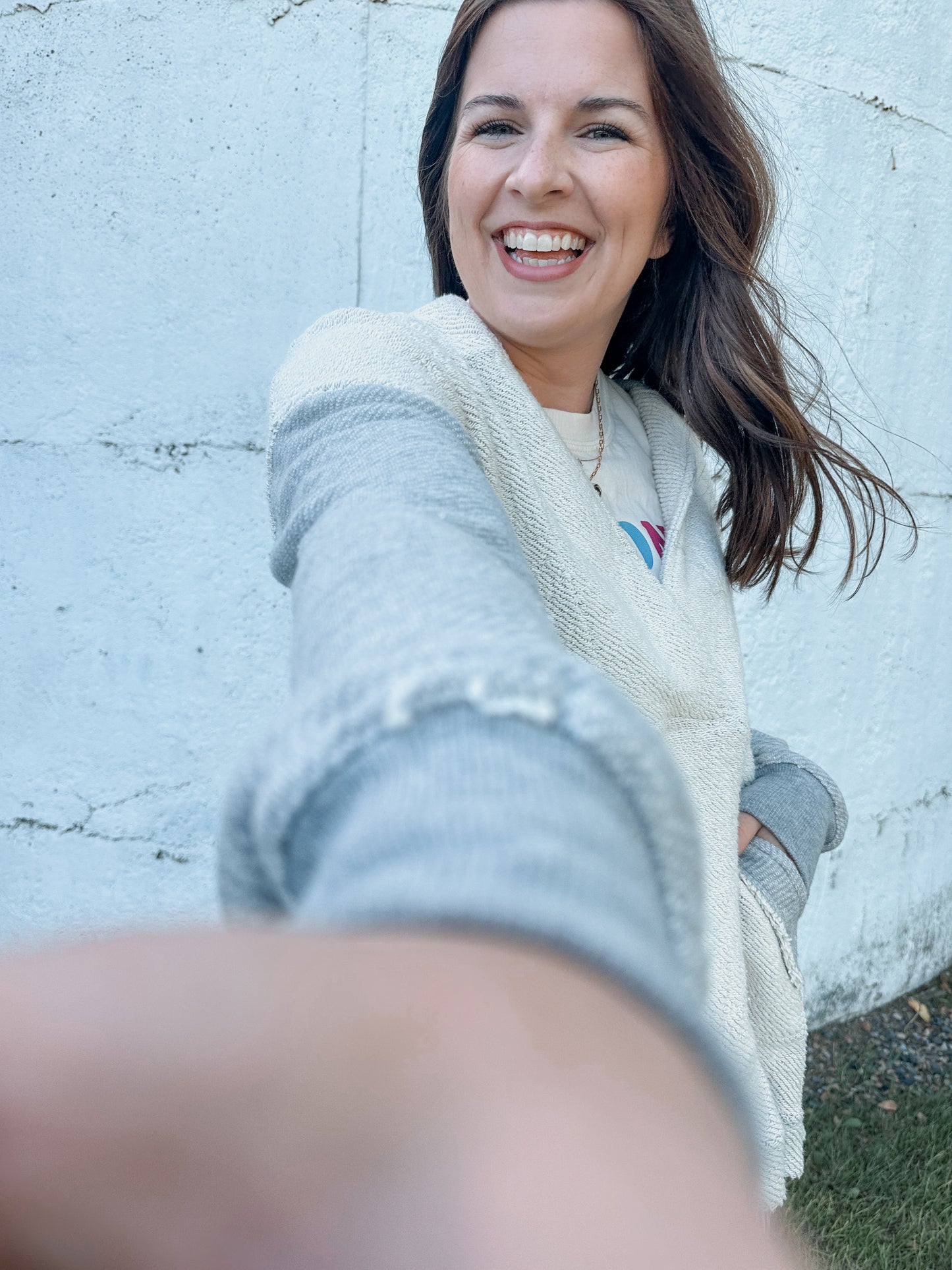 Heather Grey Pullover Hoodie