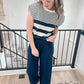 Navy Knit Pants