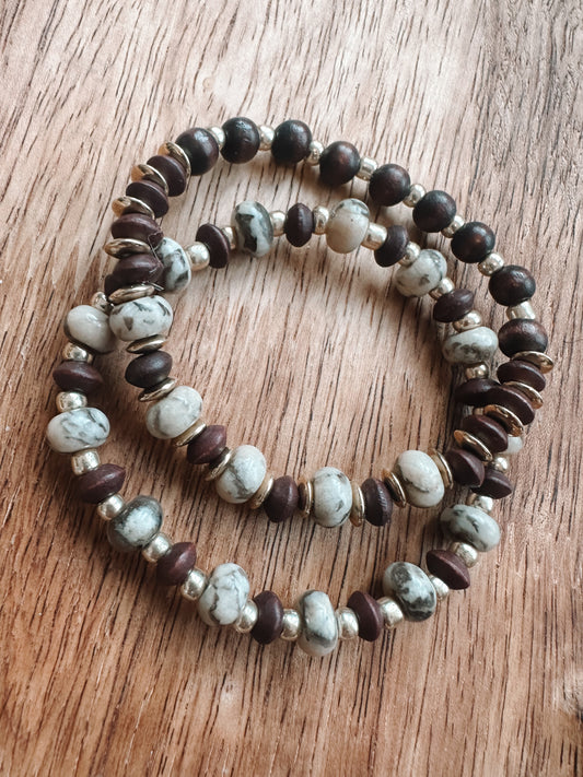 Natural Bracelet Set