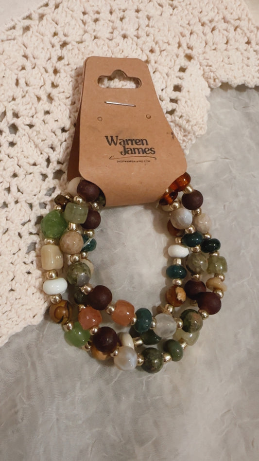 Earthy Green Bracelet Set