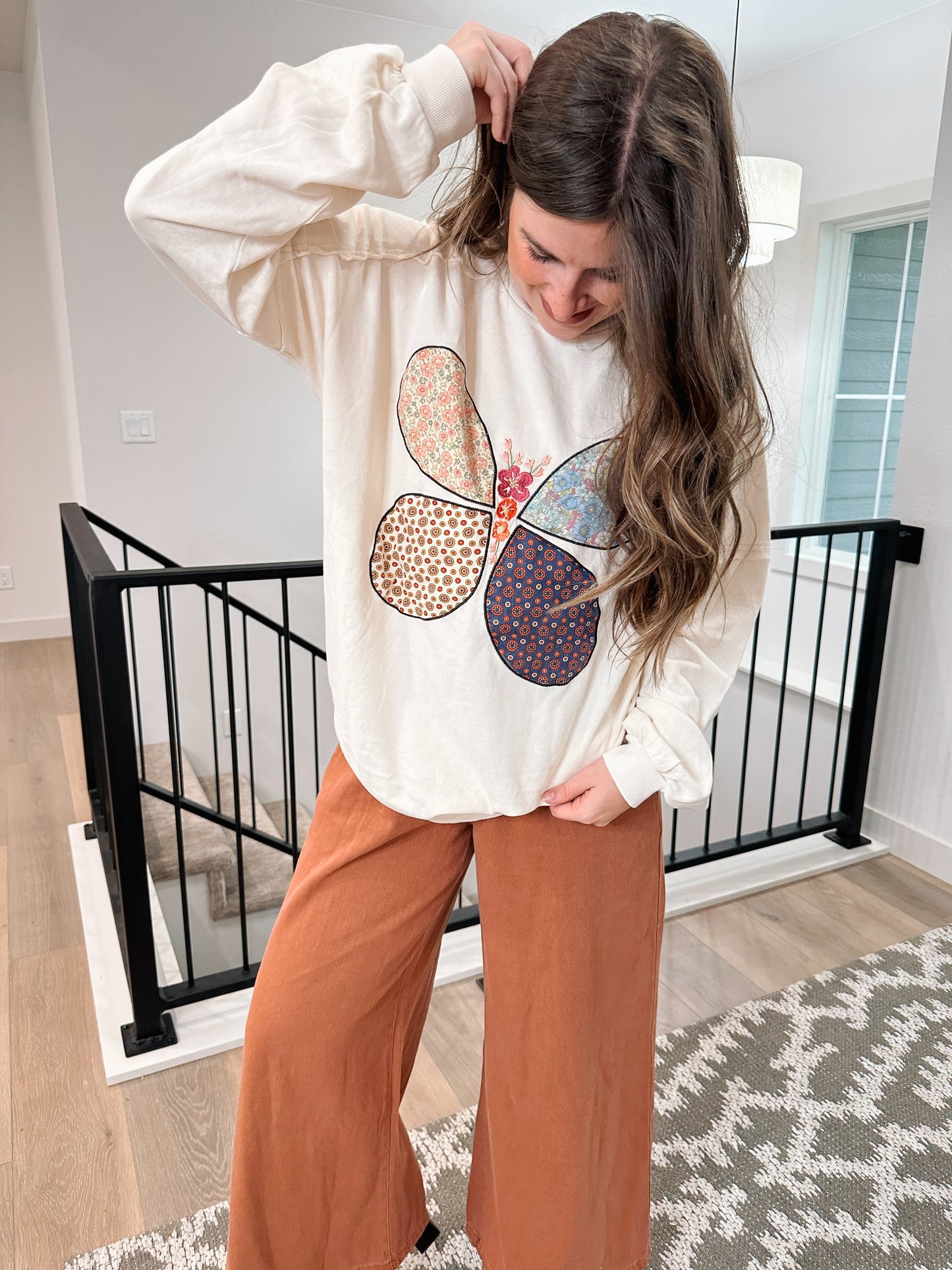 Butterfly Patchwork Longsleeve