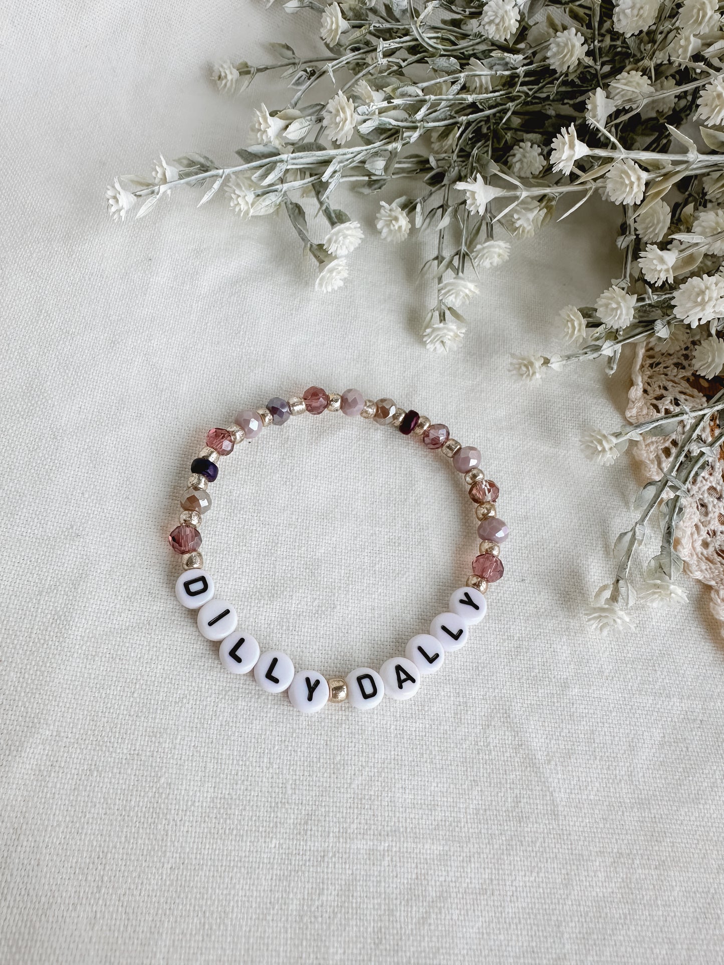 Purple Dilly Dally Bracelet