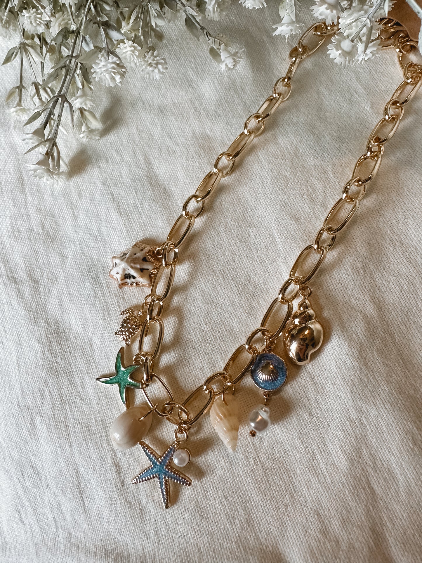 Beachy Girl Charm Necklace