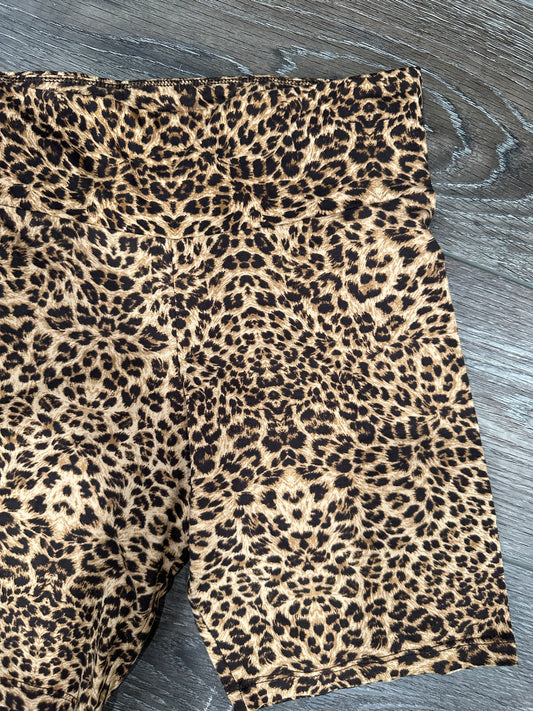 BKE Leopard Bike Shorts - Small